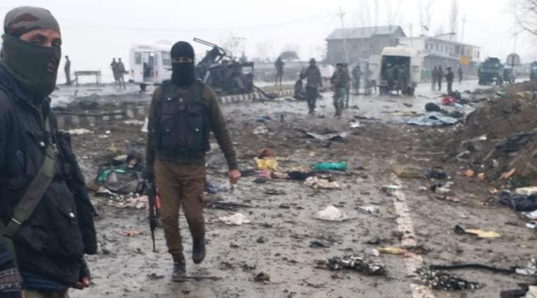 jammu and kashmir terror attack, kashmir terror attack, pulwama attack, pulwama terror attack, awantipora terror attack, crpf, jaish e mohammed, isi, masood azhar, pakistan, terrorist groups, india, india pakistan relations, terrorism, united states, china, indian express news