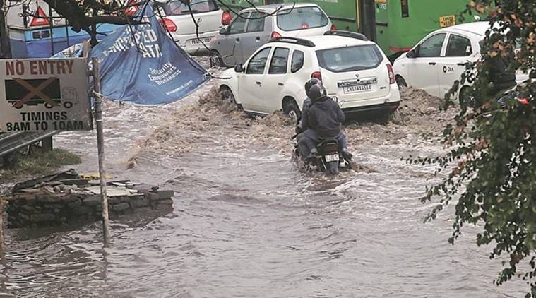 Rain causes pain for attendants at PGIMER