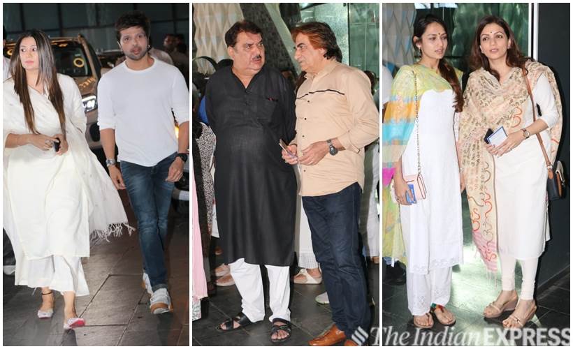 Raj Kumar Barjatya prayer meet
