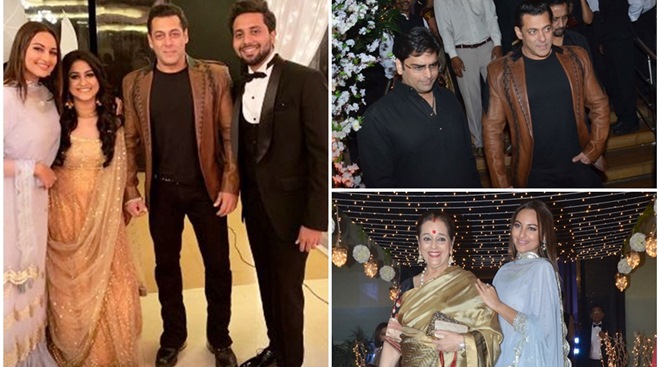 Salman Khan And Sonakshi Sinha Dazzle At A Friends Wedding Entertainment Gallery News The