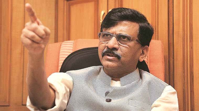 sanjay raut, shiv sena, sanjay raut hitler devendra fadnavis, maharashtra govt formation, maharashtra governement, shiv sena bjp, congress, hitler, indian express, samaana, indian express