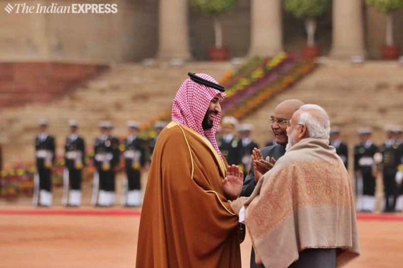 Saudi Prince gets ceremonial welcome at Rashtrapati Bhavan