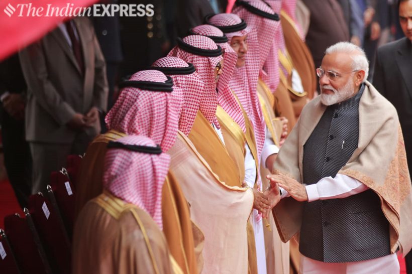 Saudi Prince gets ceremonial welcome at Rashtrapati Bhavan