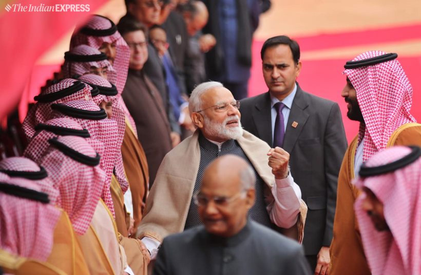 Saudi Prince gets ceremonial welcome at Rashtrapati Bhavan