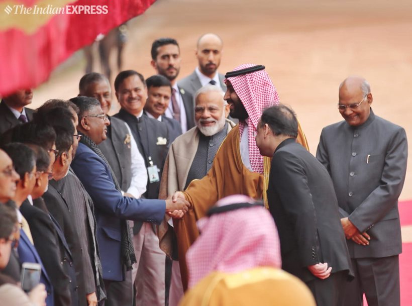 Saudi Prince gets ceremonial welcome at Rashtrapati Bhavan