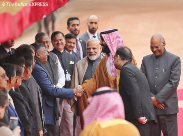 Saudi Prince gets ceremonial welcome at Rashtrapati Bhavan