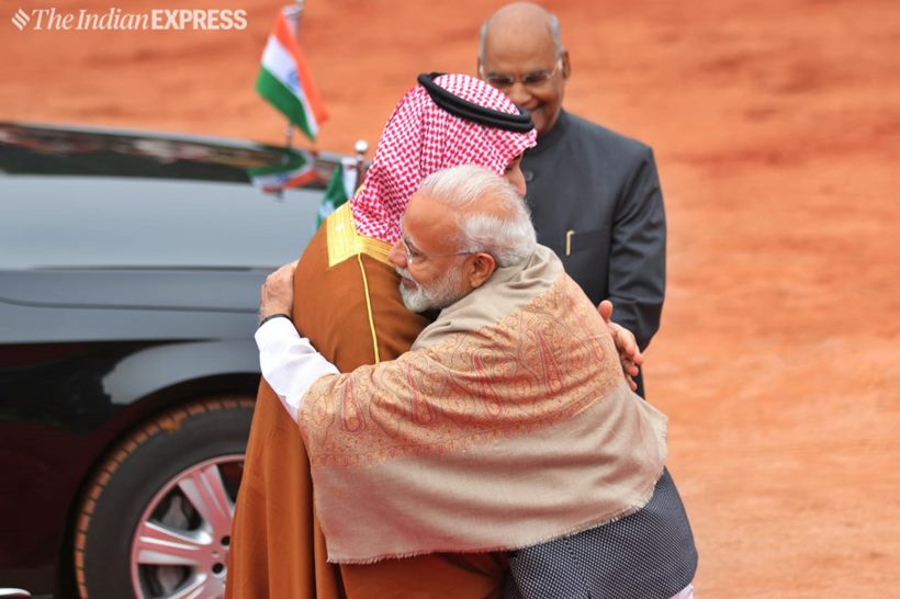 Saudi Prince gets ceremonial welcome at Rashtrapati Bhavan