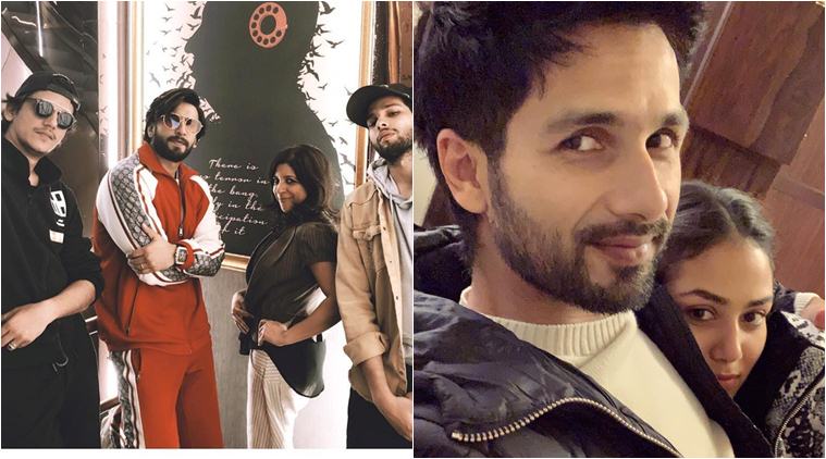 shahid kapoor birthday with mira rajput