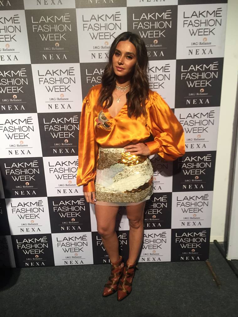 lakme fashion week, lakme fashion week 2019, lakme fashion week 2019, anushree reddy kangana ranaut, raghuvendra rathore, janhvi kapoor, anil kapoor, Pooja Hegde, A Summer Reverie, Sustainable Fashion Day, indian express, indian express news