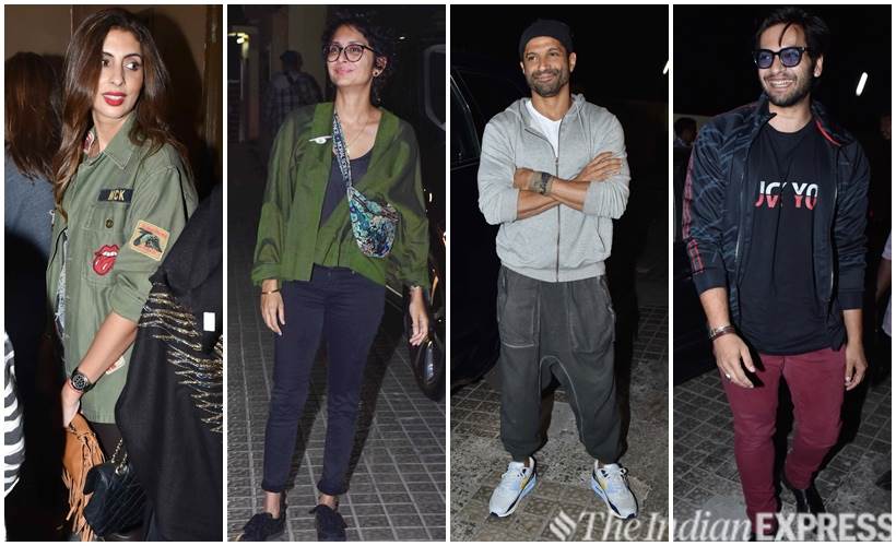Shweta Bachchan Nanda, Kiran Rao, Farhan Akhtar, Ali Fazal