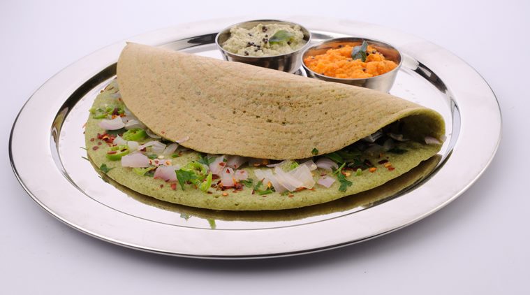 Sprouted moong flour pesarattu recipe