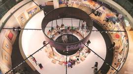 art exhibition, exhibition in mumbai, art exhibition mumbai, interactive art exhibition mumbai, piramal museum of arts, chhattisgarh, colours, charcoal, ink, graphite, paints, indian express news