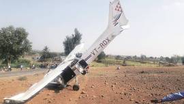 Trainee pilot injured as aircraft crash lands