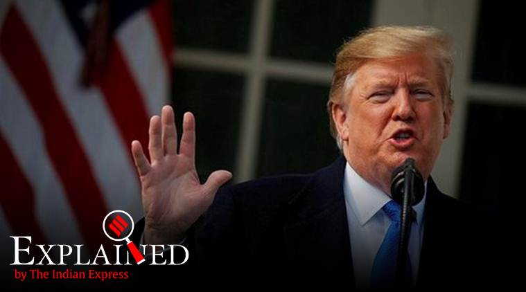 US President Donald Trump on Friday declared a national emergency at the US-Mexico border during remarks about border security in the Rose Garden of the White House in Washington. (Reuters)