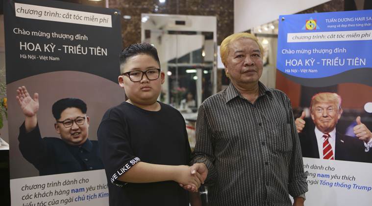 Kim Jong Un or Donald Trump? Hanoi barber offers leaders' hairdos for free