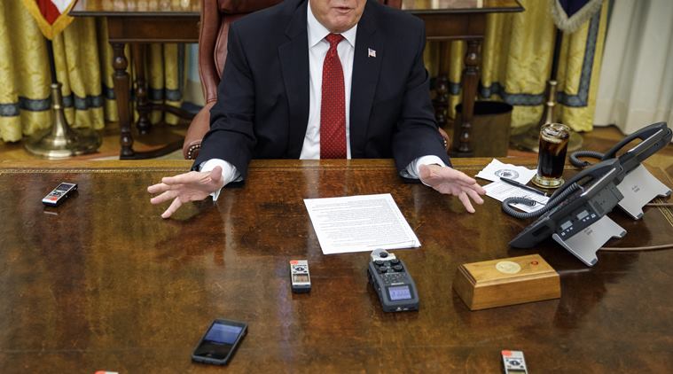 Donald Trump, Donald Trump white house, Donald Trump wall, Border wall, Border wall US, US Mexico Border wall, US Syria, Syria US, Donald Trump Syria, Trump towers, Donald Trump interview, Indian express, world news, latest news