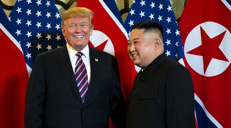 Trump meets Kim to start summit talks