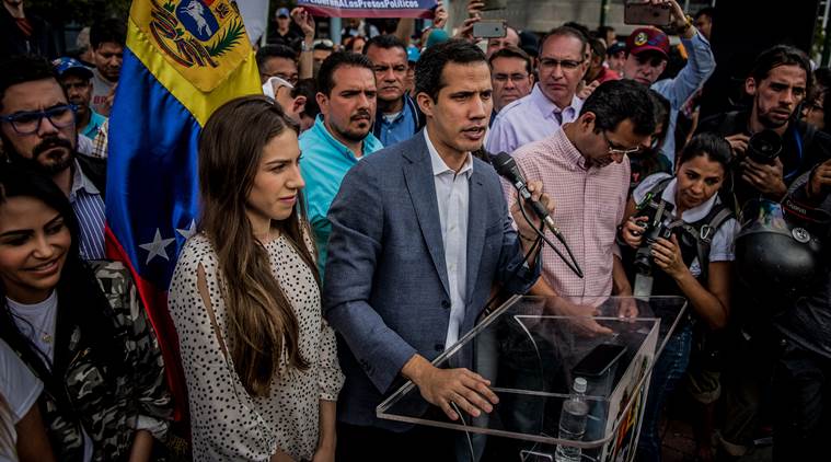 Juan Guaidó, the opposition lawmaker who has declared himself Venezuela’s interim president.