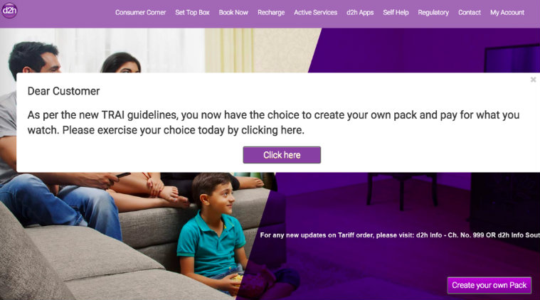 Videocon D2H Channel Selection Process: Here's how to select your 100  channels | Technology News,The Indian Express
