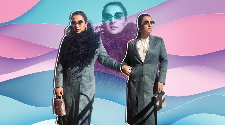 vidya balan, vidya balan akash ambani shloka mehta pre wedding bash switzerland, vidya balan actor style file, vidya balan look, vidya balan fashion, vidya balan ethnic fashion, vidya balan pics, vidya balan photos, indian express, indian express news