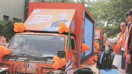 Lok Sabha Elections BJP rolls out 26 raths to seek inputs from people on 12 issues for its poll manifesto