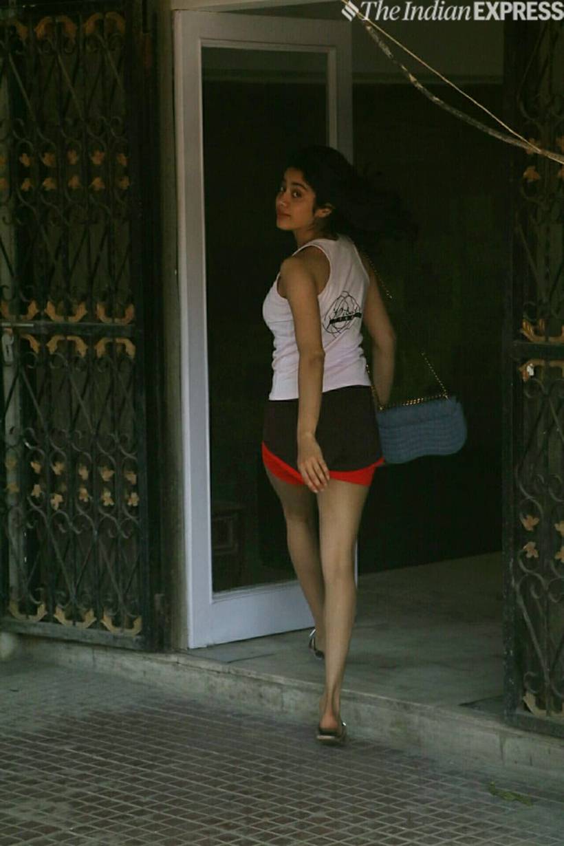 janhvi kapoor at gym