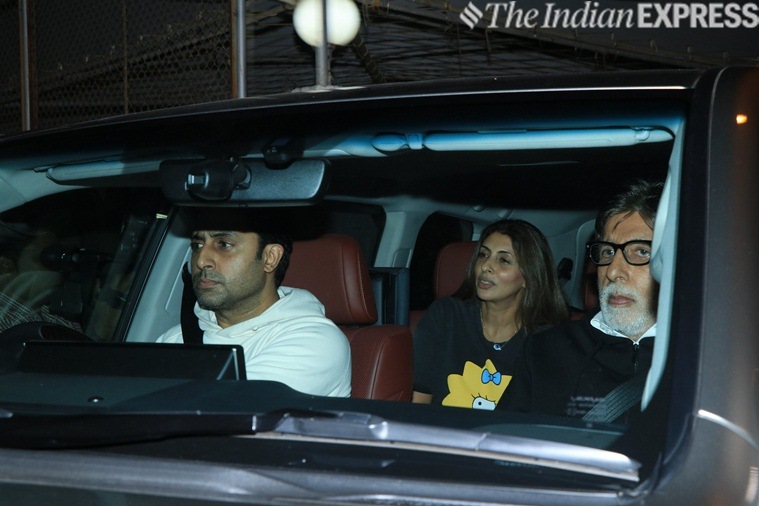 amitabh bachchan at badla screening