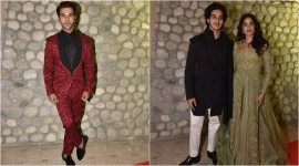 rajkummar rao, janhvi kapoor and ishaan khatter at filmfare middle east anniversary celebration