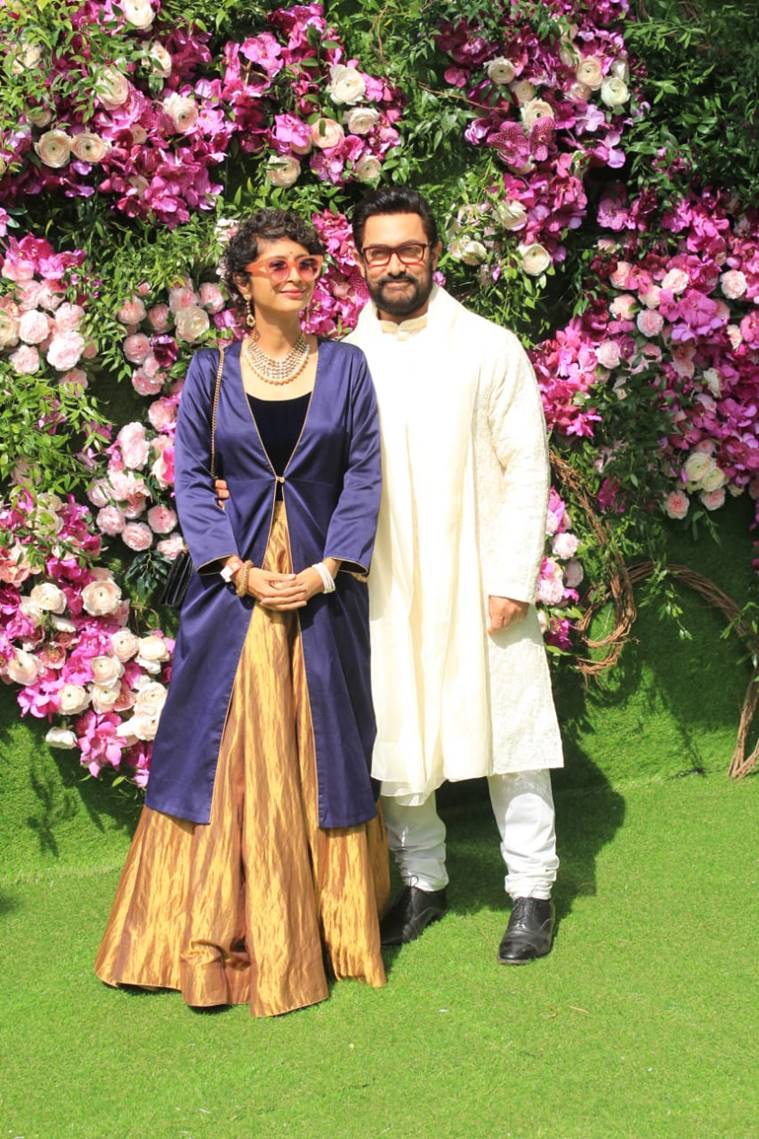   aamir khan and kiran rao to akash ambani and shloka wedding 