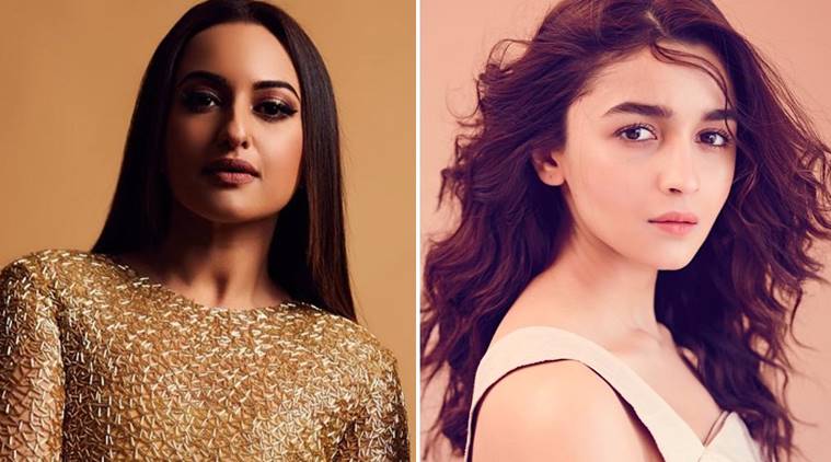 Alia Bhatt, Madhuri Dixit and Sonakshi Sinha sizzle in red on the cover ...