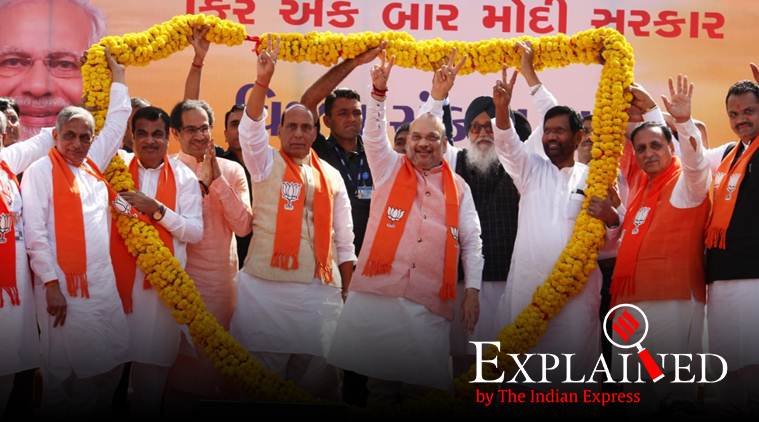 bjp president amit shah files nomination papers from gandhinagar, gujarat for 2019 lok sabha elections