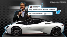 anand mahindra, Battista, Pininfarina, Automobili Pininfarina battista, fastest electric car, Automobili Pininfarina hypercar, anand mahindra funny tweets, viral news, funny news, indian express