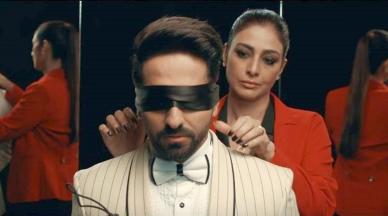 ayushmann khurrana and tabu in andhadhun