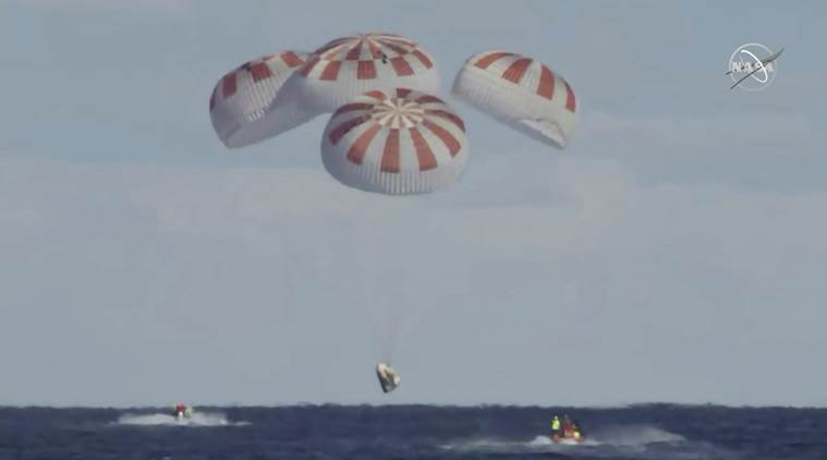 SpaceX, SpaceX Crew Dragon, Crew Dragon test flight, Crew Dragon retun to Earth, ISS, International Space Station, NASA, Crew Dragon return