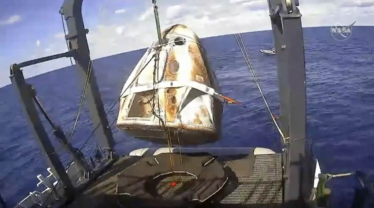 SpaceX, SpaceX Crew Dragon, Crew Dragon test flight, Crew Dragon retun to Earth, ISS, International Space Station, NASA, Crew Dragon return