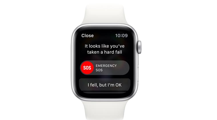 apple watch series 4 detect hard fall