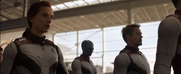avengers white suits in avengers endgame