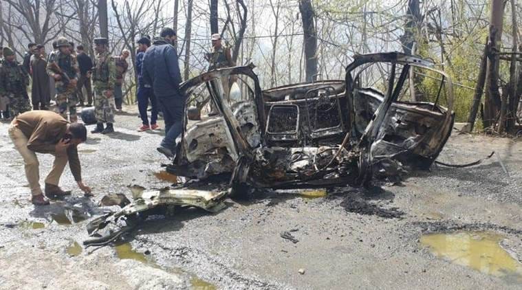 Banihal attack, banihal terror attack, Hizb ul mujahideen, CRPF convoy attack, jaish e mohammad, Jammu and Kashmir police, CRPF, India News, Indian Express