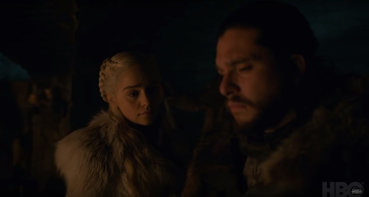 jon snow and dany game of thrones season 8