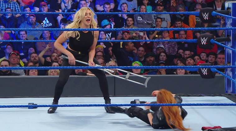 Wwe Smackdown Live Results Charlotte Becky Lynch Engage In Brawl