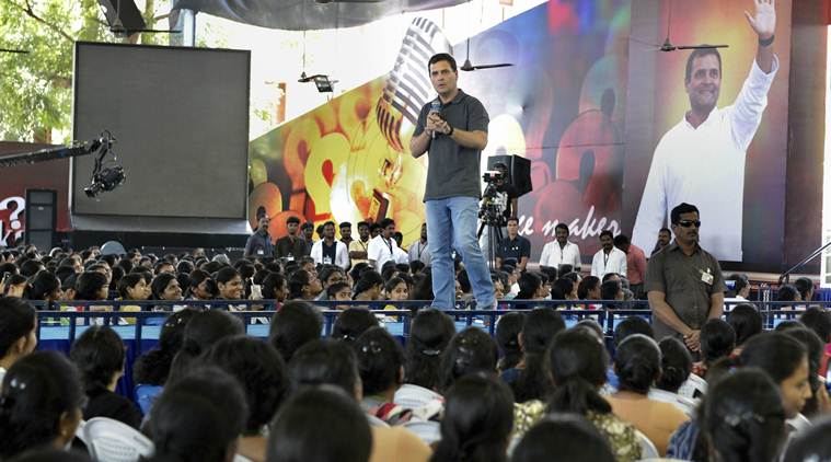 Rahul's interaction with students of Tamil Nadu college didn't violate poll code: EC