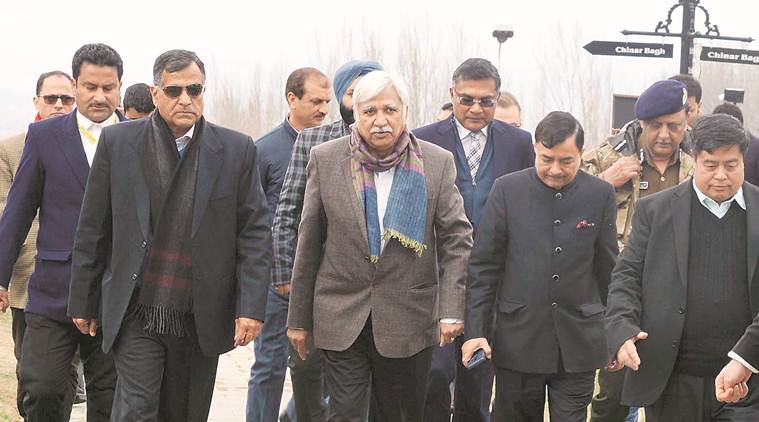 Lok Sabha elections in Jammu Kashmir, Jammu Kashmir polls, Home ministry, Election Commission, pulwama attack, simultaneous elections jammu Kashmir, India news, Indian Express