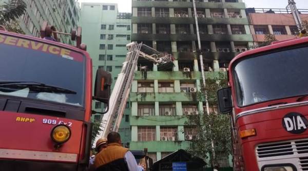 Fire breaks out at CGO Complex in New Delhi; 24 fire tenders at the spot