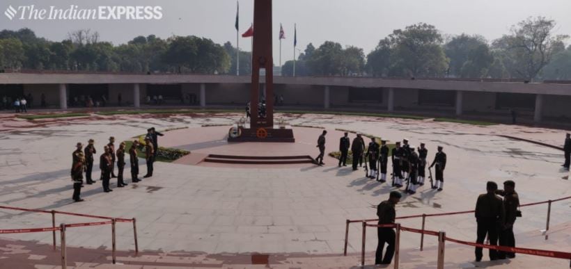National War Memorial hosts its first change of guard ceremony