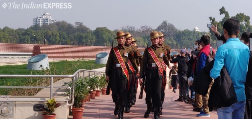 First change of guard at National War Memorial