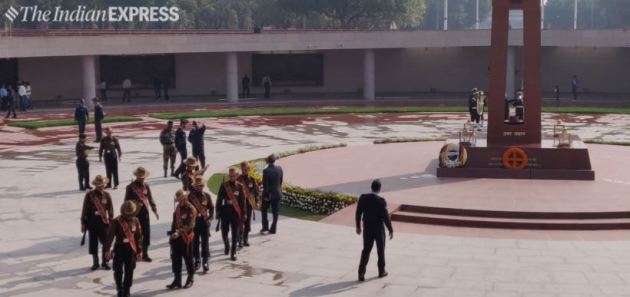 National War Memorial hosts its first change of guard ceremony
