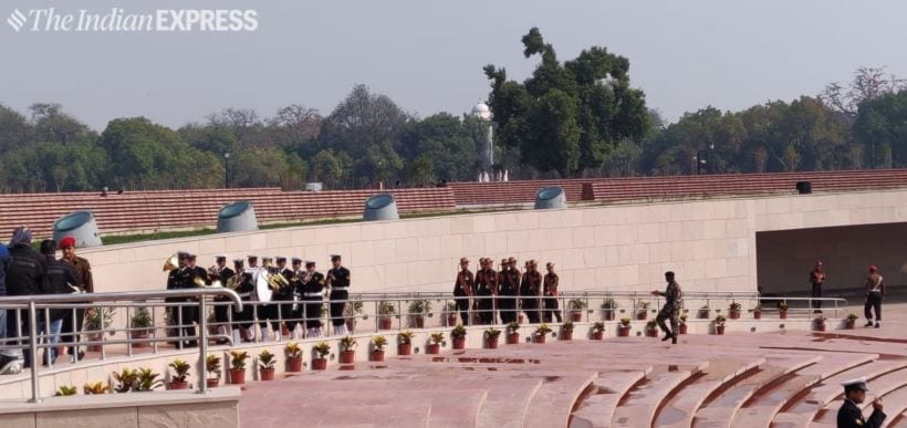 First change of guard at National War Memorial