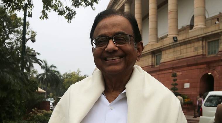 Former Union minister and Congress leader P Chidambaram.