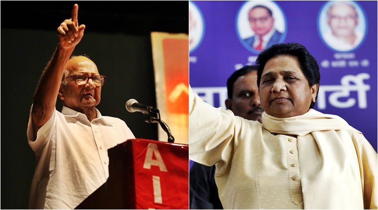 ncp chief sharad pawar, mayawati, nda, shiv sena, lok sabha elections 2019, priyanka gandhi vadra, bjp, election news, indian express