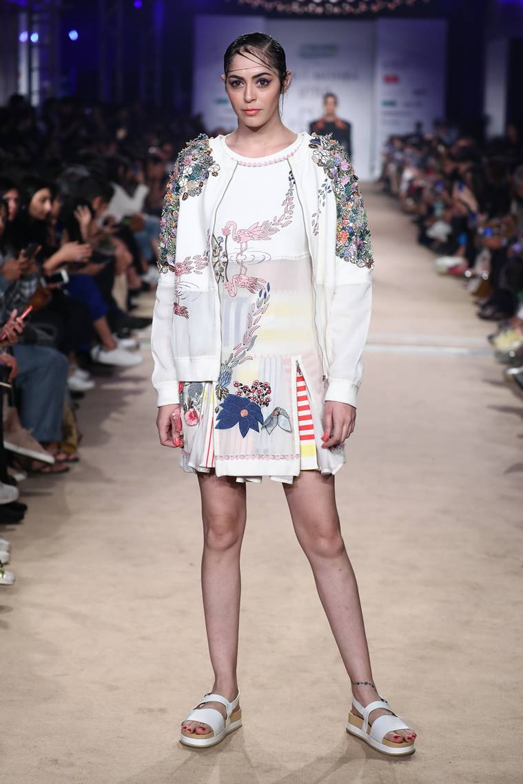 Designer Rahul Mishra, FDCI LMIFW AW 19, lotus india fashion week, indian express, indian express news